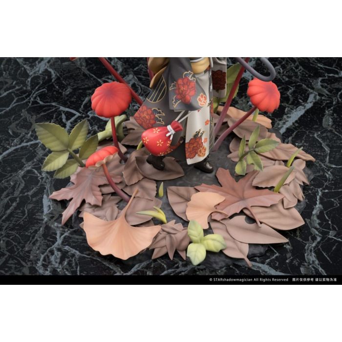 The Mushroom Girls PVC Statue 1/1 No.6 Marasmius Haematocephalus 23 cm