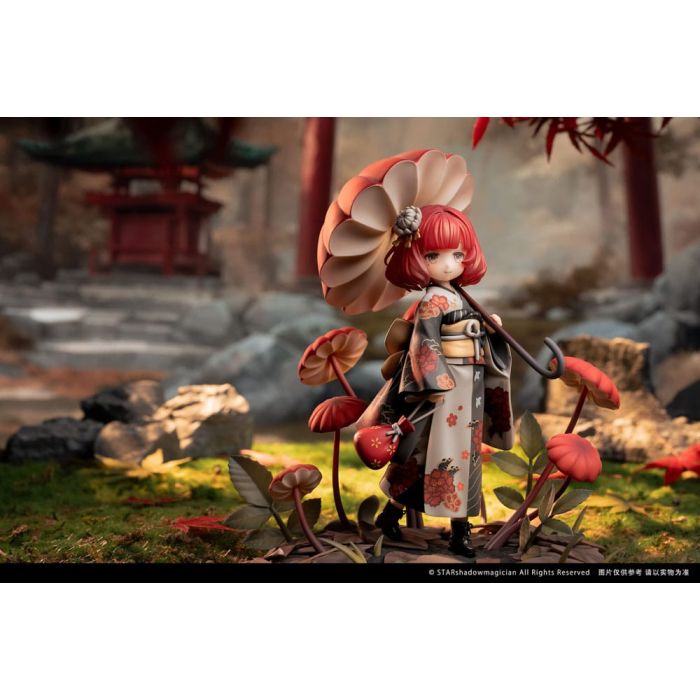 The Mushroom Girls PVC Statue 1/1 No.6 Marasmius Haematocephalus 23 cm