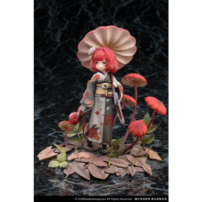 The Mushroom Girls PVC Statue 1/1 No.6 Marasmius Haematocephalus 23 cm