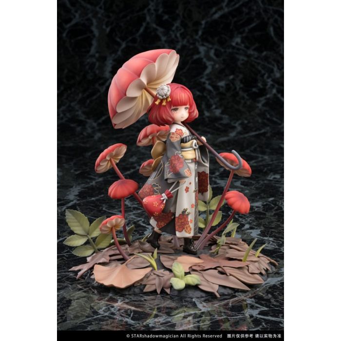 The Mushroom Girls PVC Statue 1/1 No.6 Marasmius Haematocephalus 23 cm