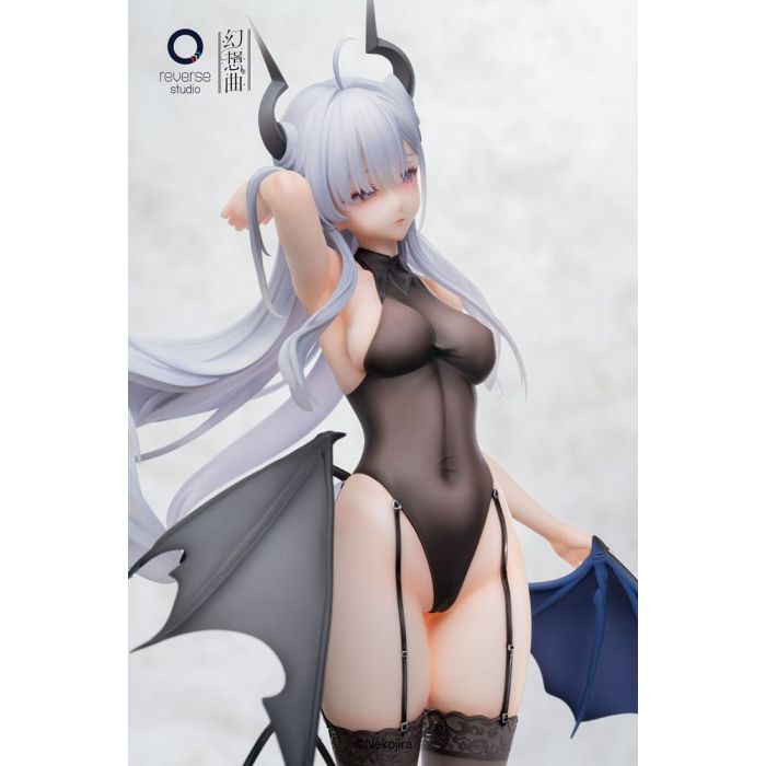 Original Character Fantasias Series Statue 1/6 set of 2 Thea-chan Apprentice Succubus Ver. (Regular Outfit & Underwear Edition) 29 cm 