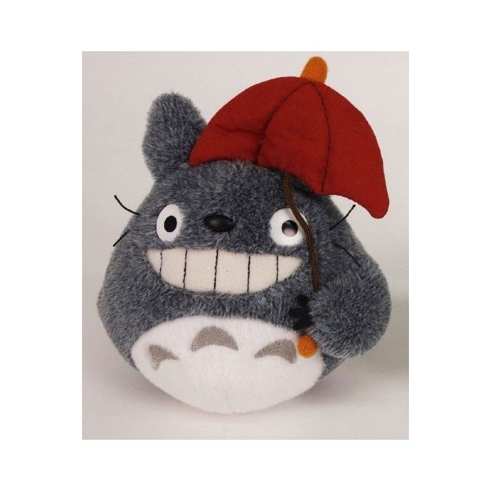 My Neighbor Totoro Plush Figure Totoro Red Umbrella 15 cm