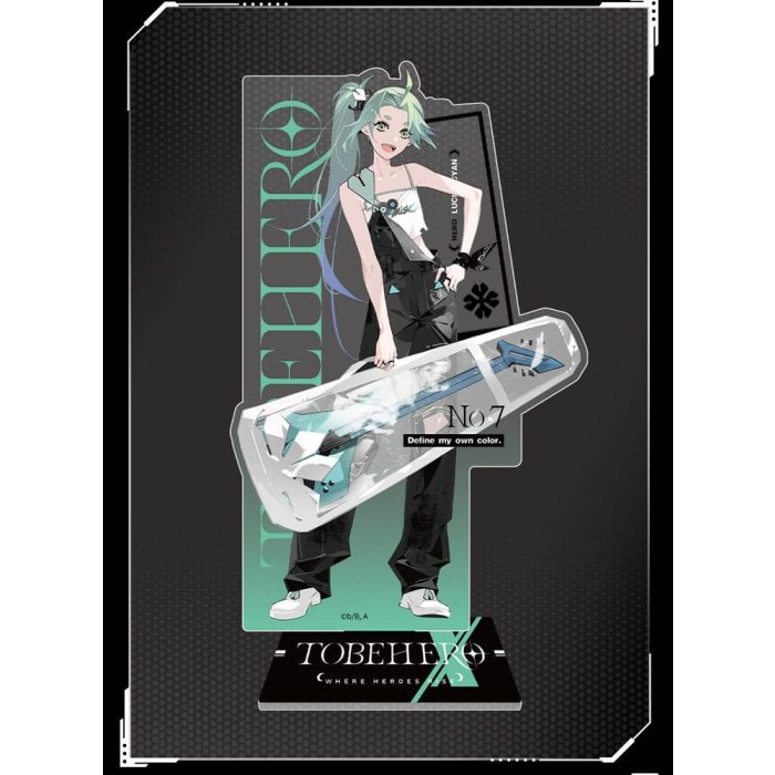 To Be Hero X Acrylic Stand Hero Show Series Lucky Cyan 17 cm 
