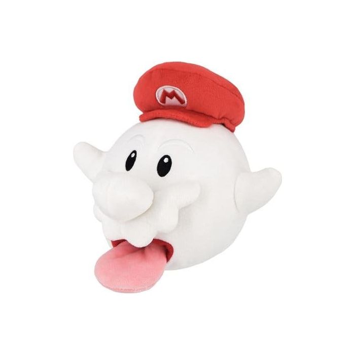 Super Mario Plush Figure Boo Mario 21 cm