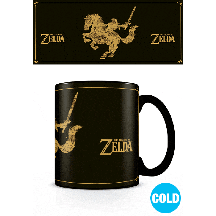 Legend of Zelda Heat Change Mug Map