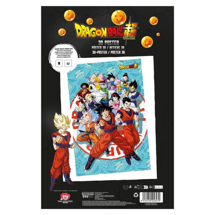 Dragon Ball Super 3D Poster Universe Survival 38 x 58 cm 
