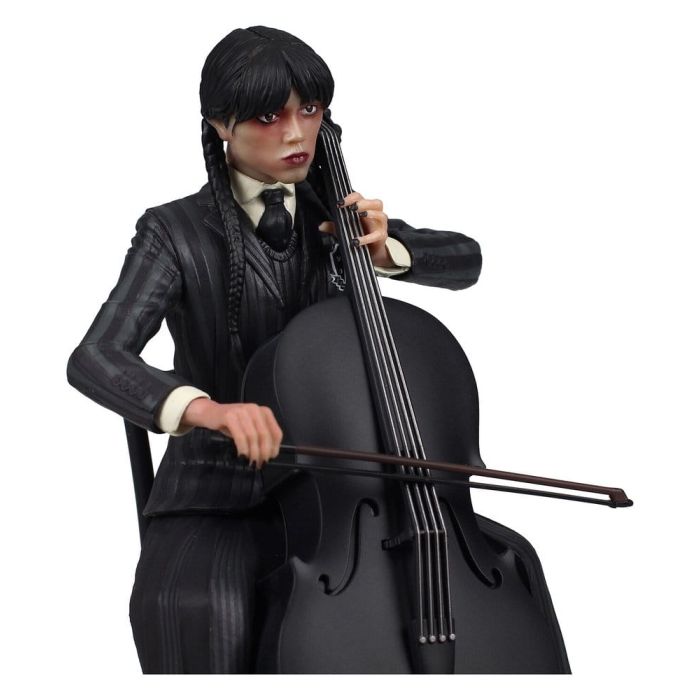 Wednesday Cello Figure with Figurative Keychain 20 cm