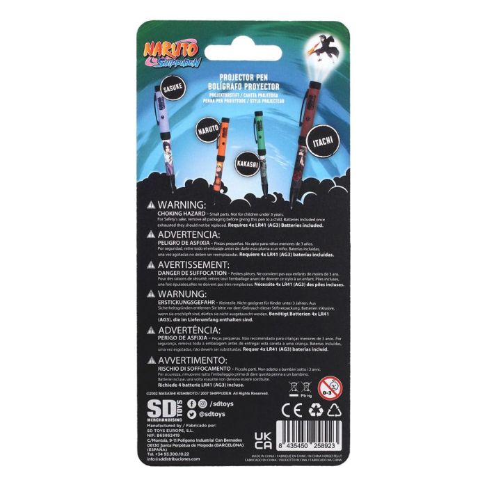 Naruto Shippuden Pen with Light Projector Itachi