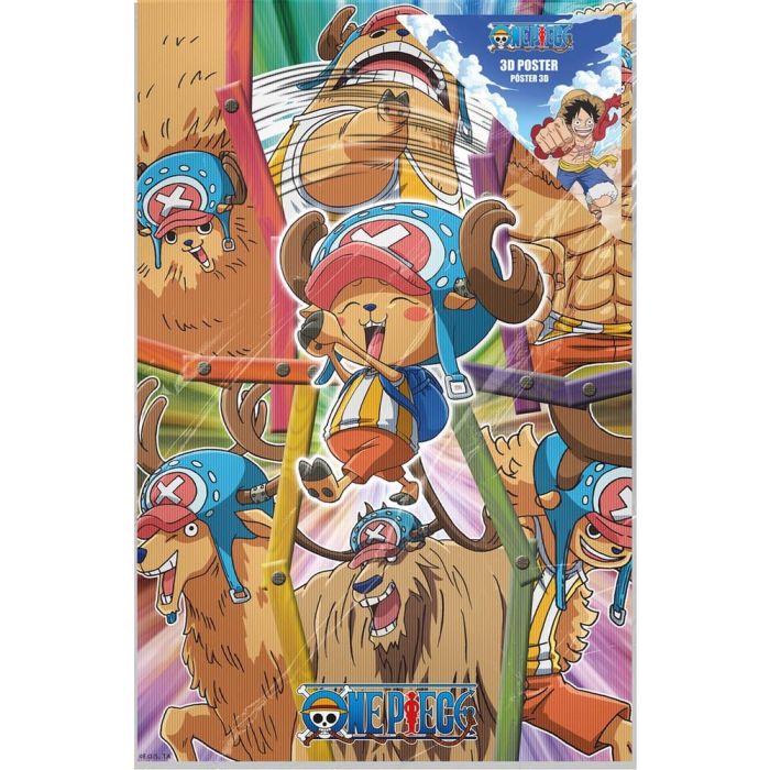 One Piece 3D Poster Chopper 38 x 58 cm