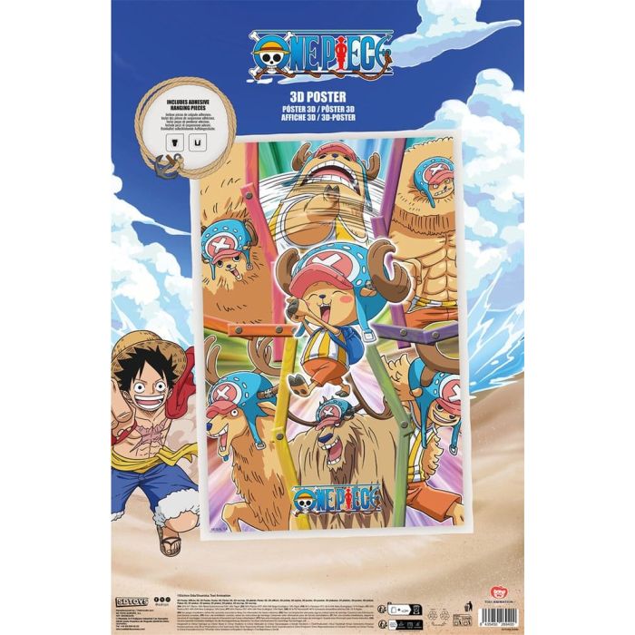 One Piece 3D Poster Chopper 38 x 58 cm