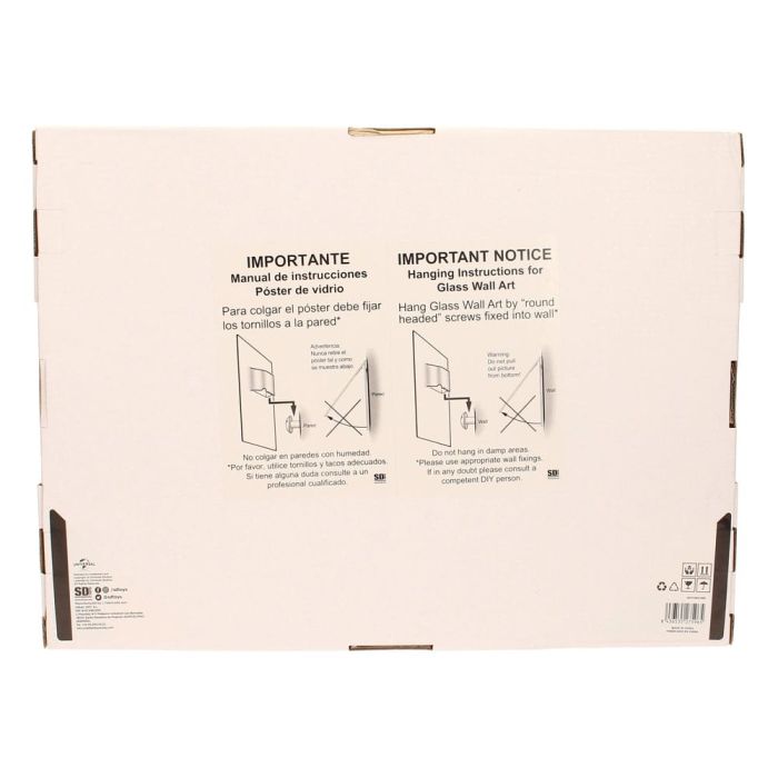 Scarface Glass Poster Say Hello 40 x 30 cm