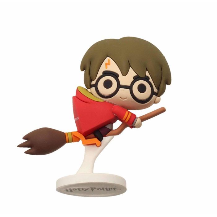 Harry Potter Pokis Rubber Minifigure Harry Potter Nimbus Red Cape 6 cm