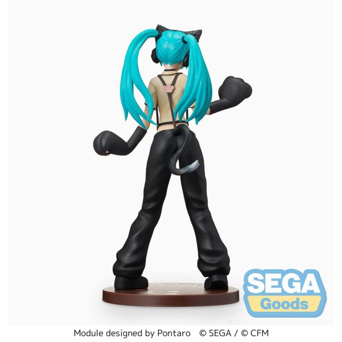 Hatsune Miku Project DIVA Arcade Future Tone SPM PVC Statue Hatsune Miku Kitty Cat 23 cm