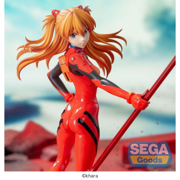 Evangelion: 3.0+1.0 Thrice Upon a Time Luminasta PVC Statue Asuka Shikinami Langley x Spear of Longinus 20 cm
