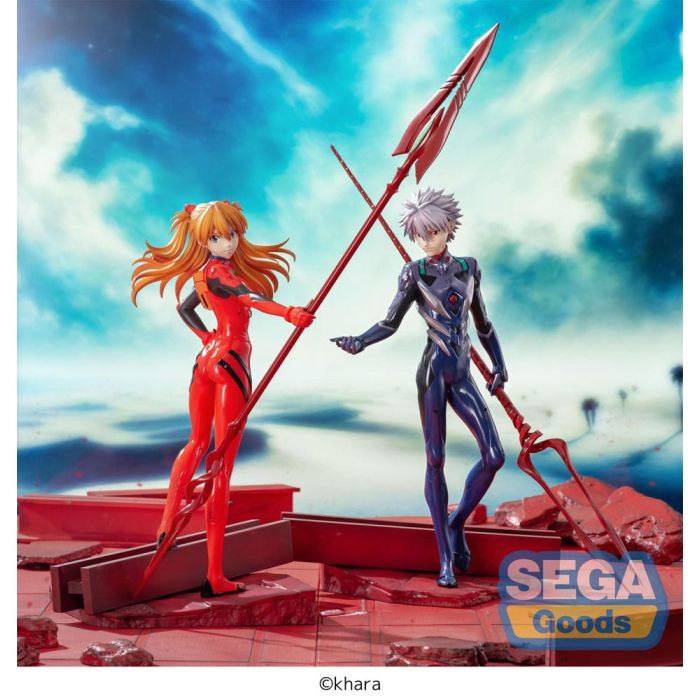 Evangelion: 3.0+1.0 Thrice Upon a Time Luminasta PVC Statue Asuka Shikinami Langley x Spear of Longinus 20 cm