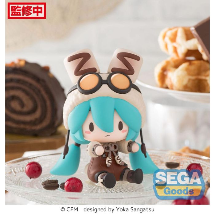 Character Vocal Series 01: Hatsune Miku Fuwa Petit Chibi Figure Hatsune Miku Marshmallow Hot Cocoa 10 cm       
