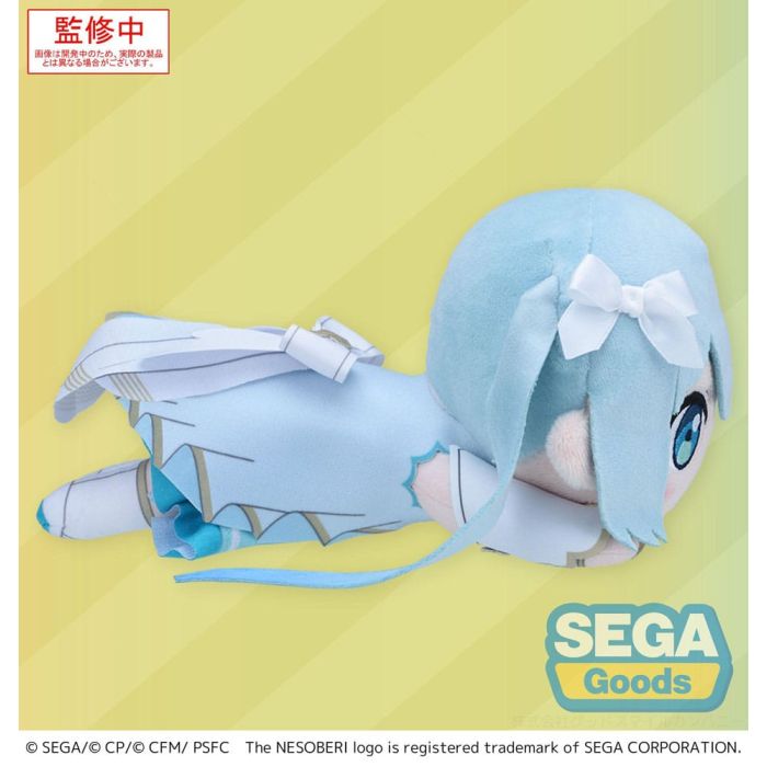 COLORFUL STAGE! The Movie: A Miku Who Can't Sing Nesoberi Lay-Down Plush Figure Hatsune Miku Unshuttered Sekai 16 cm    