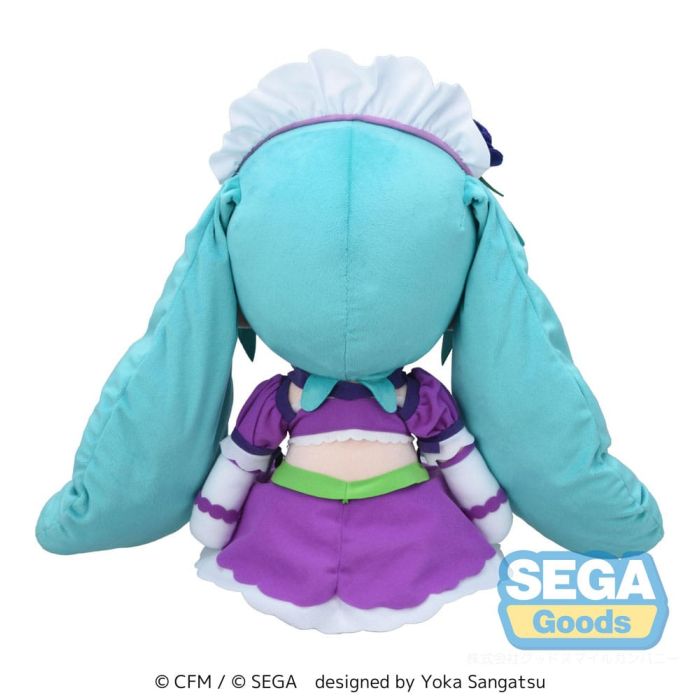 Character Vocal Series 01: Hatsune Miku Fuwa Petit Plush Figure Hatsune Miku x Love and Berry Dress Up and Dance! Sparkly Purple 40 cm