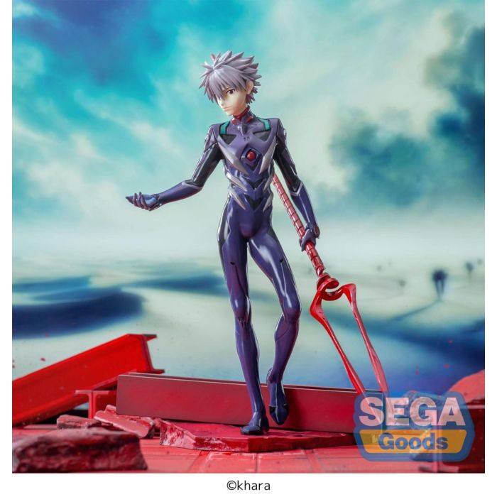 Evangelion: 3.0+1.0 Thrice Upon a Time Luminasta PVC Statue Kaworu Nagisa x Spear of Longinus 21 cm