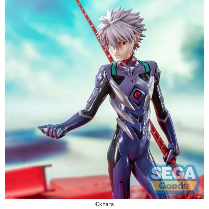 Evangelion: 3.0+1.0 Thrice Upon a Time Luminasta PVC Statue Kaworu Nagisa x Spear of Longinus 21 cm
