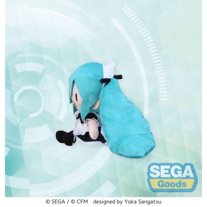 Hatsune Miku Project Diva Arcade Fuwa Petit Mini Plush Figure Miku Maid Ver. (EX) 16 cm     
