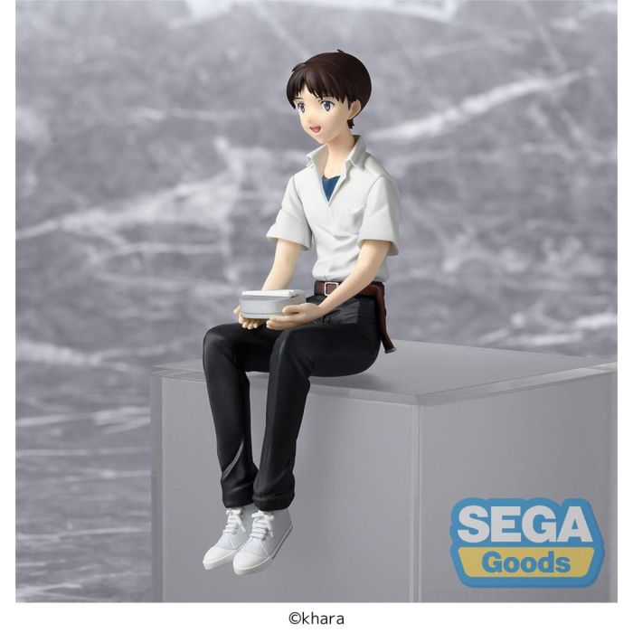 Rebuild of Evangelion PM Perching PVC Statue Shinji Ikari Evangelion New Theatrical Edition 14 cm    