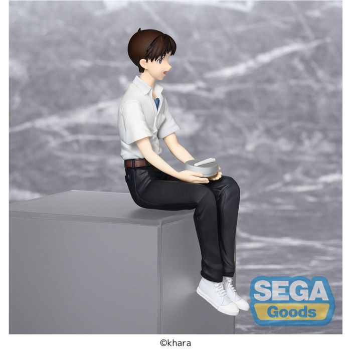 Rebuild of Evangelion PM Perching PVC Statue Shinji Ikari Evangelion New Theatrical Edition 14 cm    
