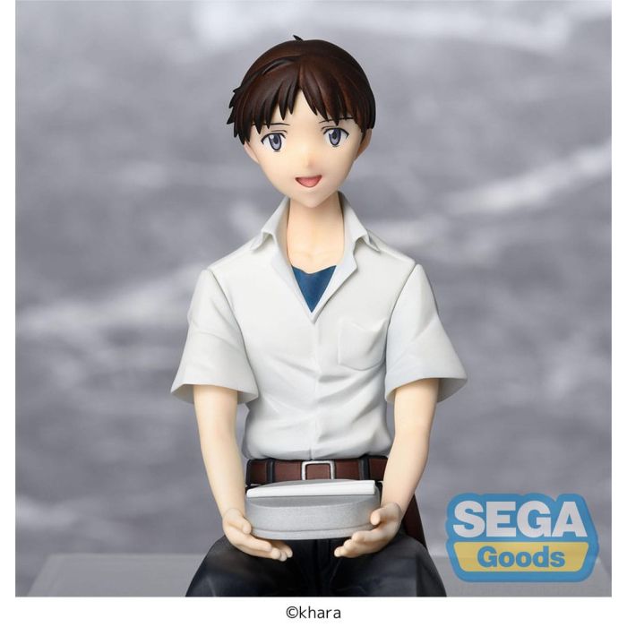 Rebuild of Evangelion PM Perching PVC Statue Shinji Ikari Evangelion New Theatrical Edition 14 cm    