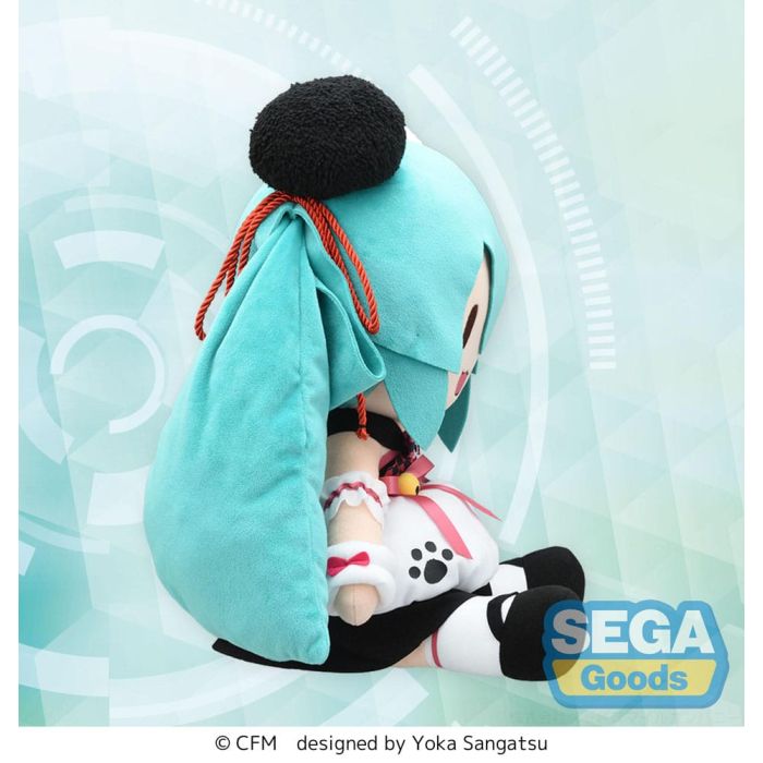 Character Vocal Series 01: Hatsune Miku Fuwa Petit Plush Figure Hatsune Miku Panda Bun LL 40 cm  