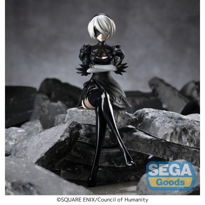 NieR:Automata Ver1.1a PM Perching PVC Statue 2B 13 cm