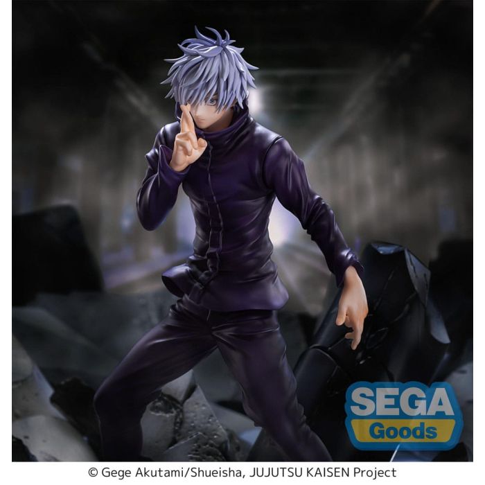 Jujutsu Kaisen Figurizm Luminasta PVC Statue Shibuya Incident Satoru Gojo Unlimited Void 21 cm
