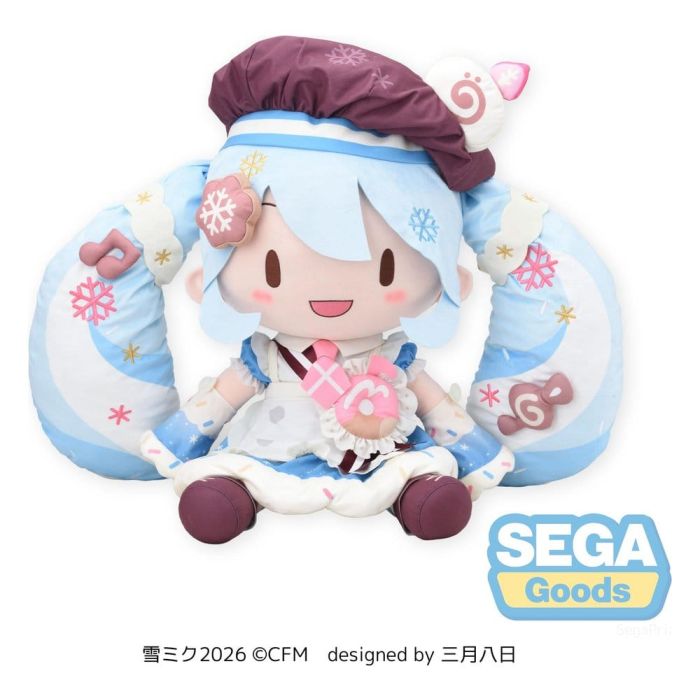 Character Vocal Series 01: Hatsune Miku Fuwa Petit Plush Figure Snow Miku 2026 Dodeka Jumbo 50 cm