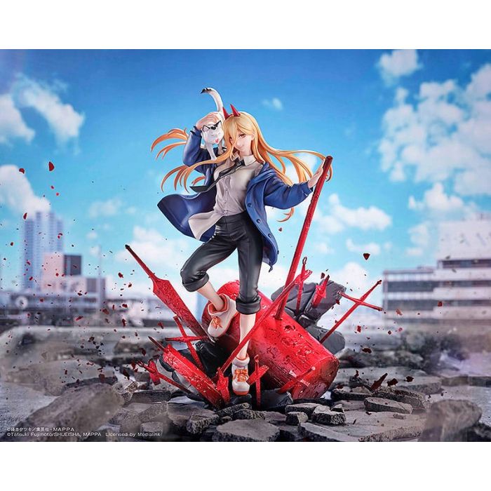 Chainsaw Man Statue 1/7 Power & Meowy 28 cm