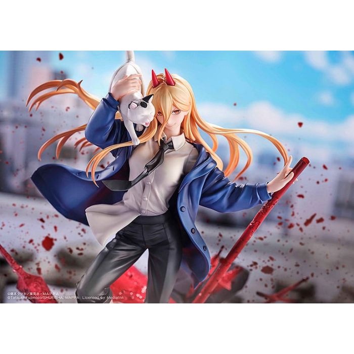Chainsaw Man Statue 1/7 Power & Meowy 28 cm