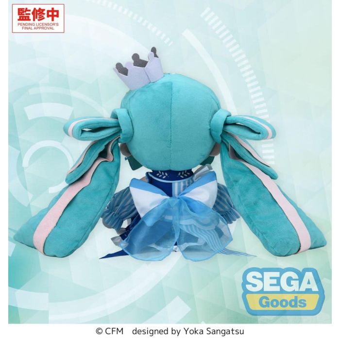 Character Vocal Series 01: Hatsune Miku Fuwa Petit Plush Figure Hatsune Miku LAWSON 50th Anniversary Special LIVE L 30 cm