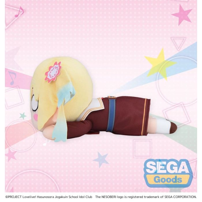 Love Live! Nesoberi (Lay-Down) Plush Figure Osawa Rurino - Winter Uniform (M) 16 cm