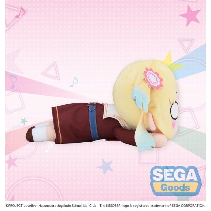 Love Live! Nesoberi (Lay-Down) Plush Figure Osawa Rurino - Winter Uniform (M) 16 cm