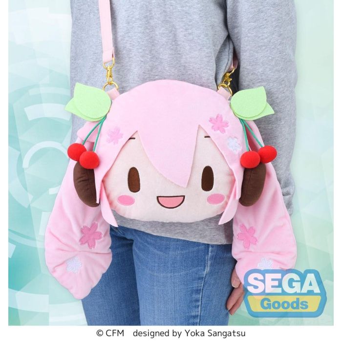 Character Vocal Series 01: Hatsune Miku fuwa petit Shoulder Bag Sakura Miku Face (M)