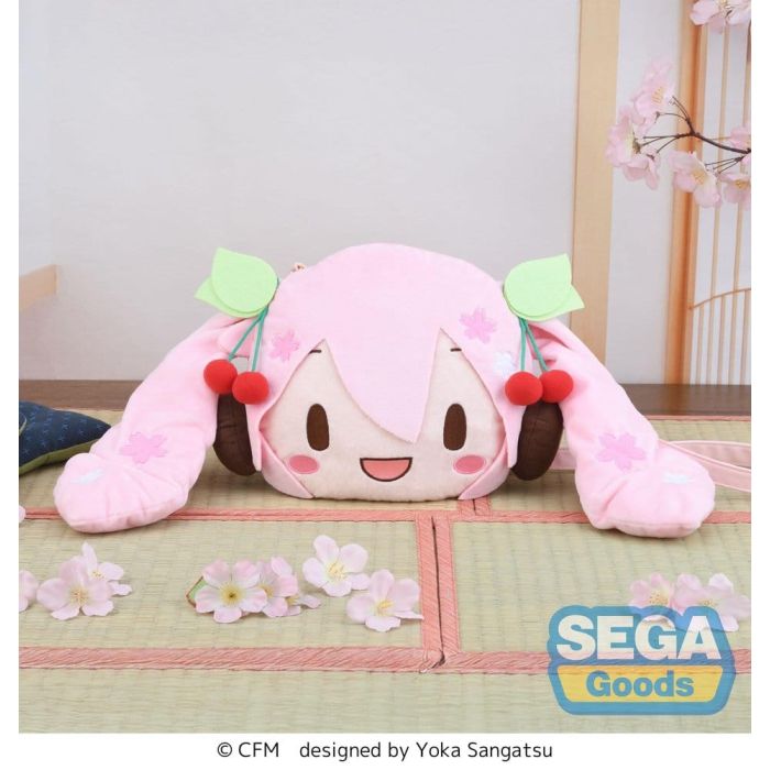 Character Vocal Series 01: Hatsune Miku fuwa petit Shoulder Bag Sakura Miku Face (M)