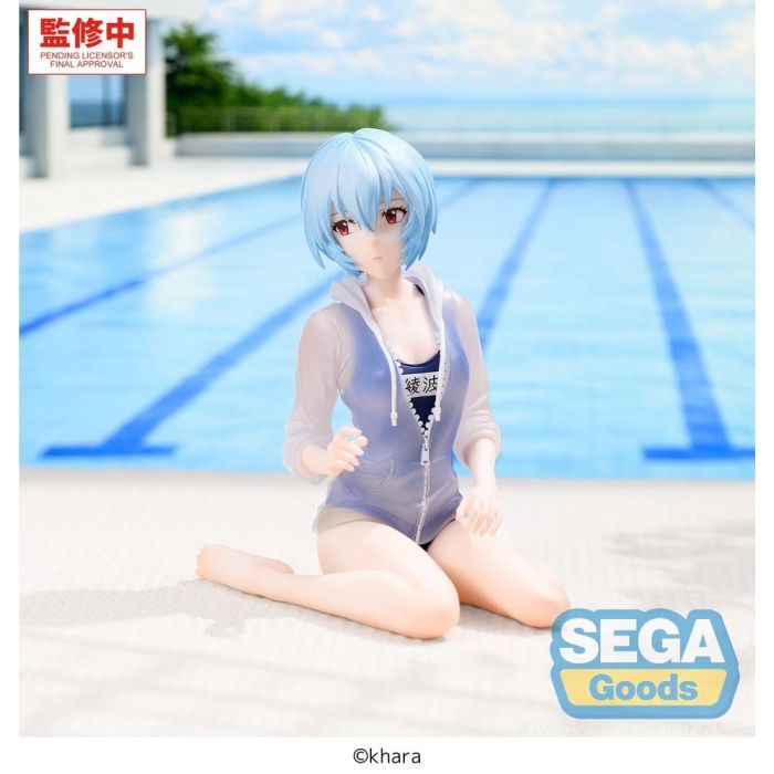 Rebuild of Evangelion Yumemirize PVC Figure Rei Ayanami School Swimsuit Ver. 13 cm