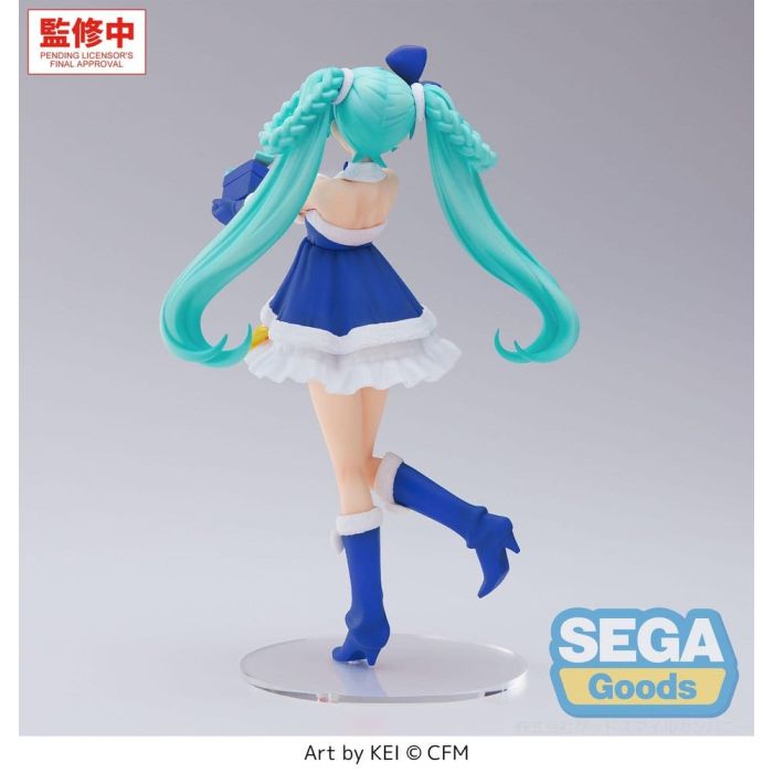Character Vocal Series 01: Hatsune Miku High Premium PVC Figure Hatsune Miku Sapphire Christmas Ver. 21 cm