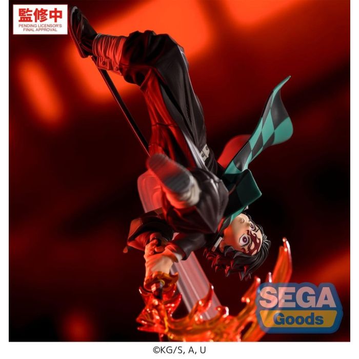 Demon Slayer: Kimetsu no Yaiba Luminasta PVC Figure Tanjiro Kamado Hinokami Kagura Setting Sun Transformation 15 cm