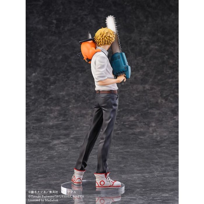Chainsaw Man S-Fire PVC Statue 1/7 Denji & Pochita 24 cm