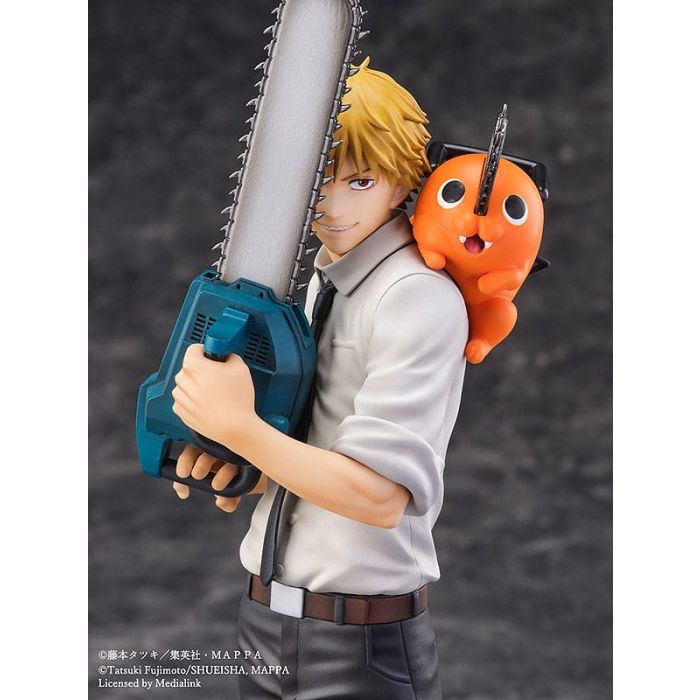 Chainsaw Man S-Fire PVC Statue 1/7 Denji & Pochita 24 cm