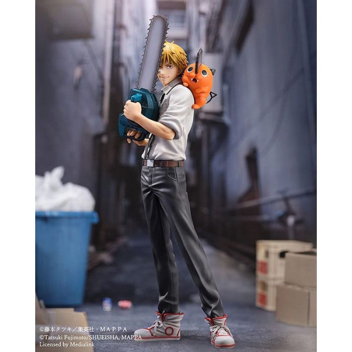 Chainsaw Man S-Fire PVC Statue 1/7 Denji & Pochita 24 cm