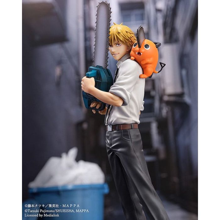 Chainsaw Man S-Fire PVC Statue 1/7 Denji & Pochita 24 cm