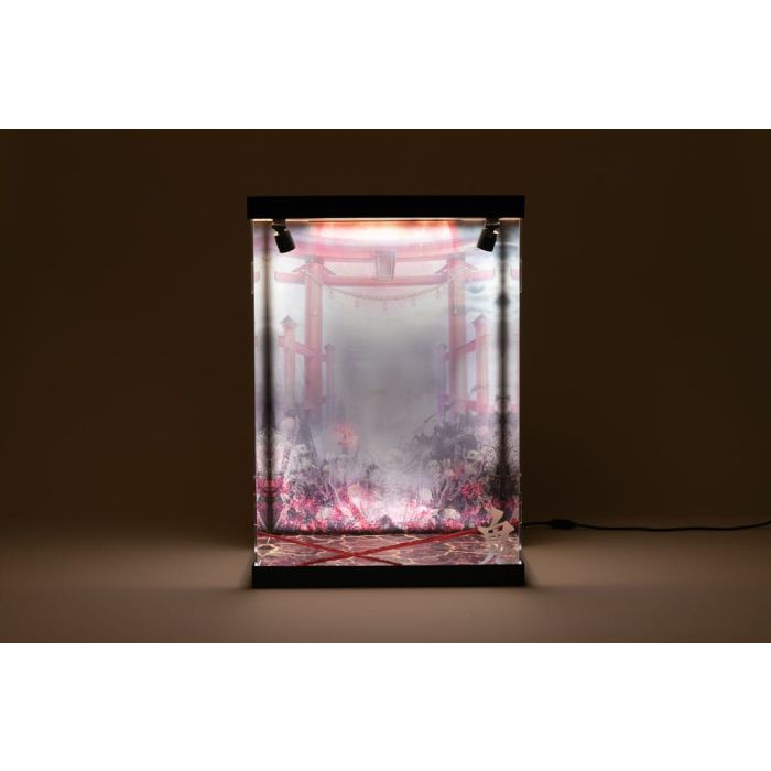 SHINSAI Acrylic Display Case with Lighting Inbina Rasethuhime Saki M Edition 39 cm 