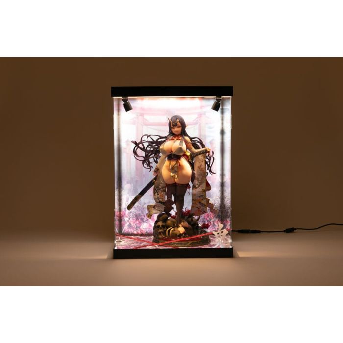 SHINSAI Acrylic Display Case with Lighting Inbina Rasethuhime Saki M Edition 39 cm 