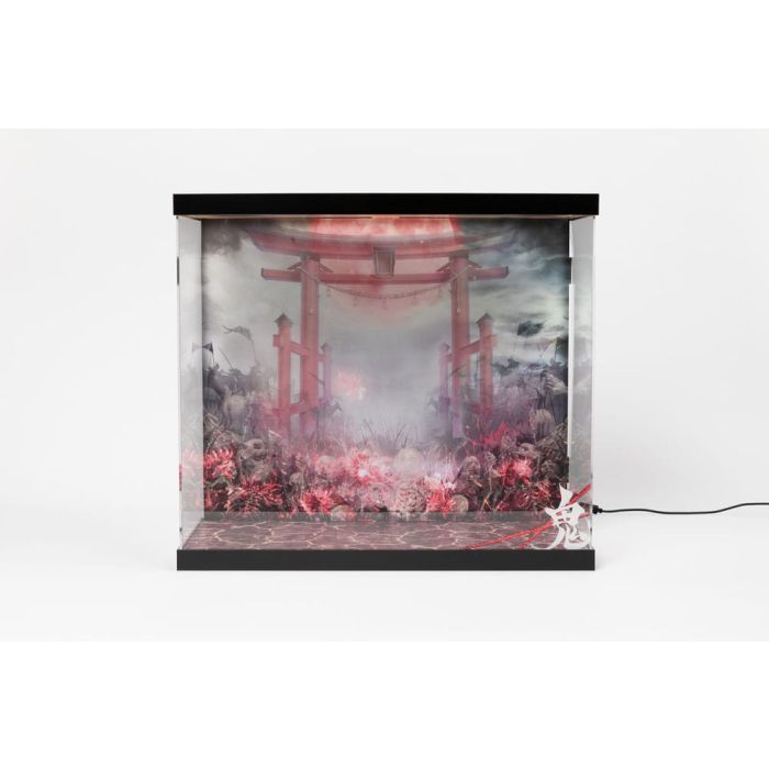 SHINSAI Acrylic Display Case with Lighting Inbina Rasethuhime Saki 39 cm 