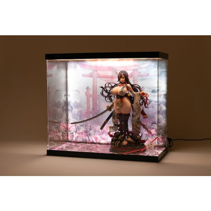 SHINSAI Acrylic Display Case with Lighting Inbina Rasethuhime Saki 39 cm 